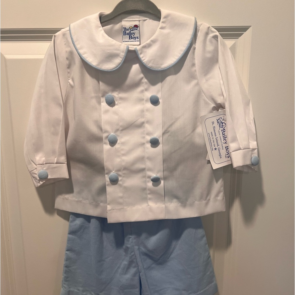 The Bailey Boys Dressy Short Set - 12M NWT